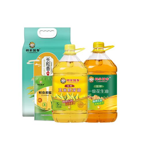 邻家饭香 500e 中秋粮油套装 5kg*2+5l+5l+3200g
